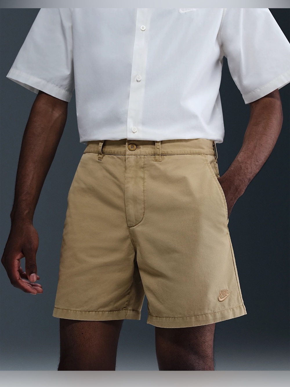 Nike Club Men’s Chino Khaki Shorts HJ2658-297